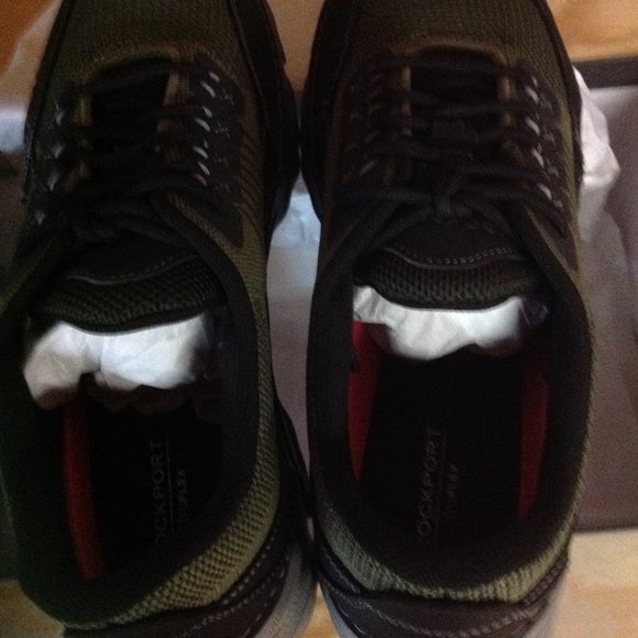 Rockport Men's Ubal Light Green, Black & Gray Sneakers - 11.5M - New in Box - Picture 6 of 9